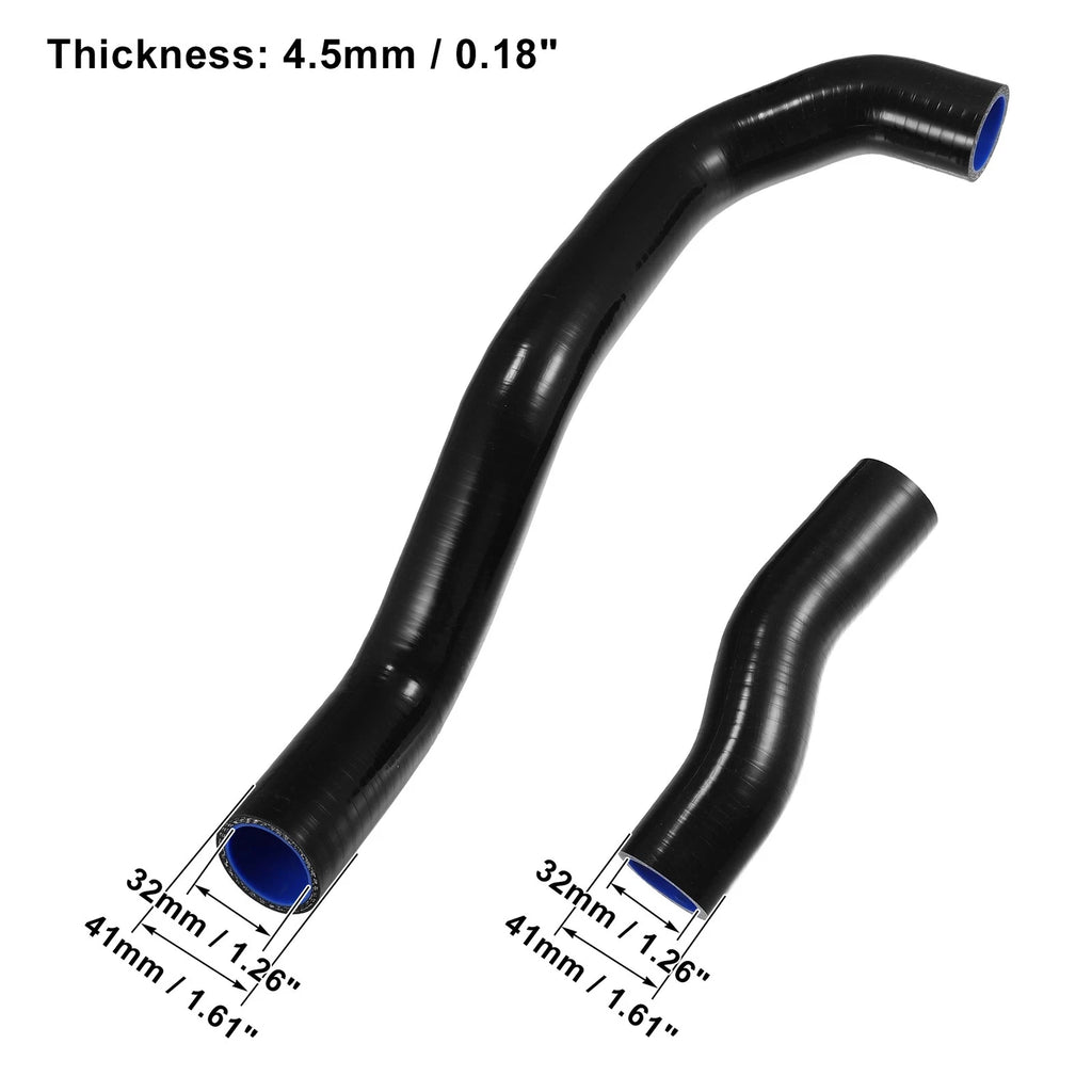 2X 1 1/4" ID Silicone Radiator Coolant Hose for Toyota Lexus 