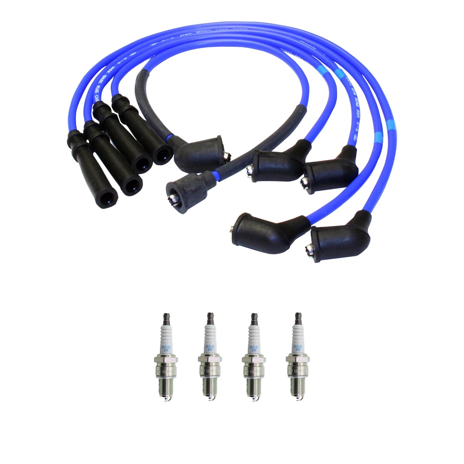 NGK 7mm Wire Set for Mazda 323 (1.6 L4) (W/ Gap 0.044")