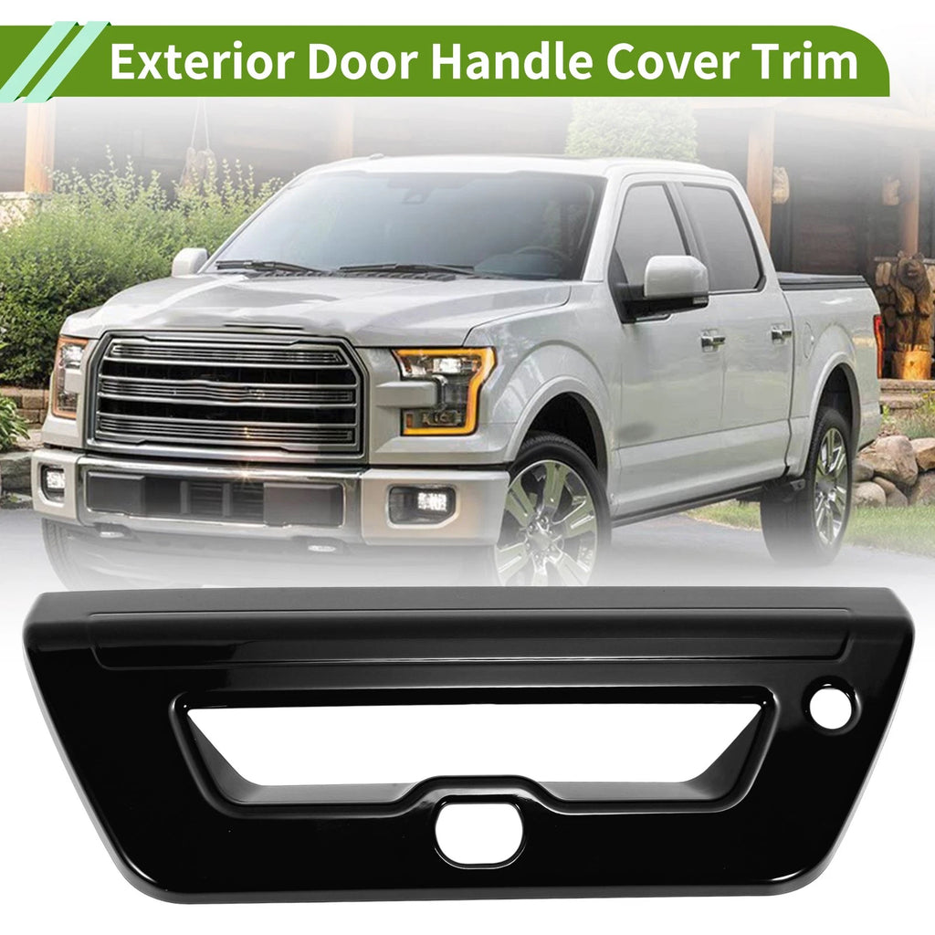 Exterior Trim Tailgate for Ford F150 (2015–2020) Gloss Black 1 Pc