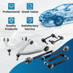 8x Front Upper Control Arms Tie Rod Sway Bars for Hummer H3 H3T (2006–2010)