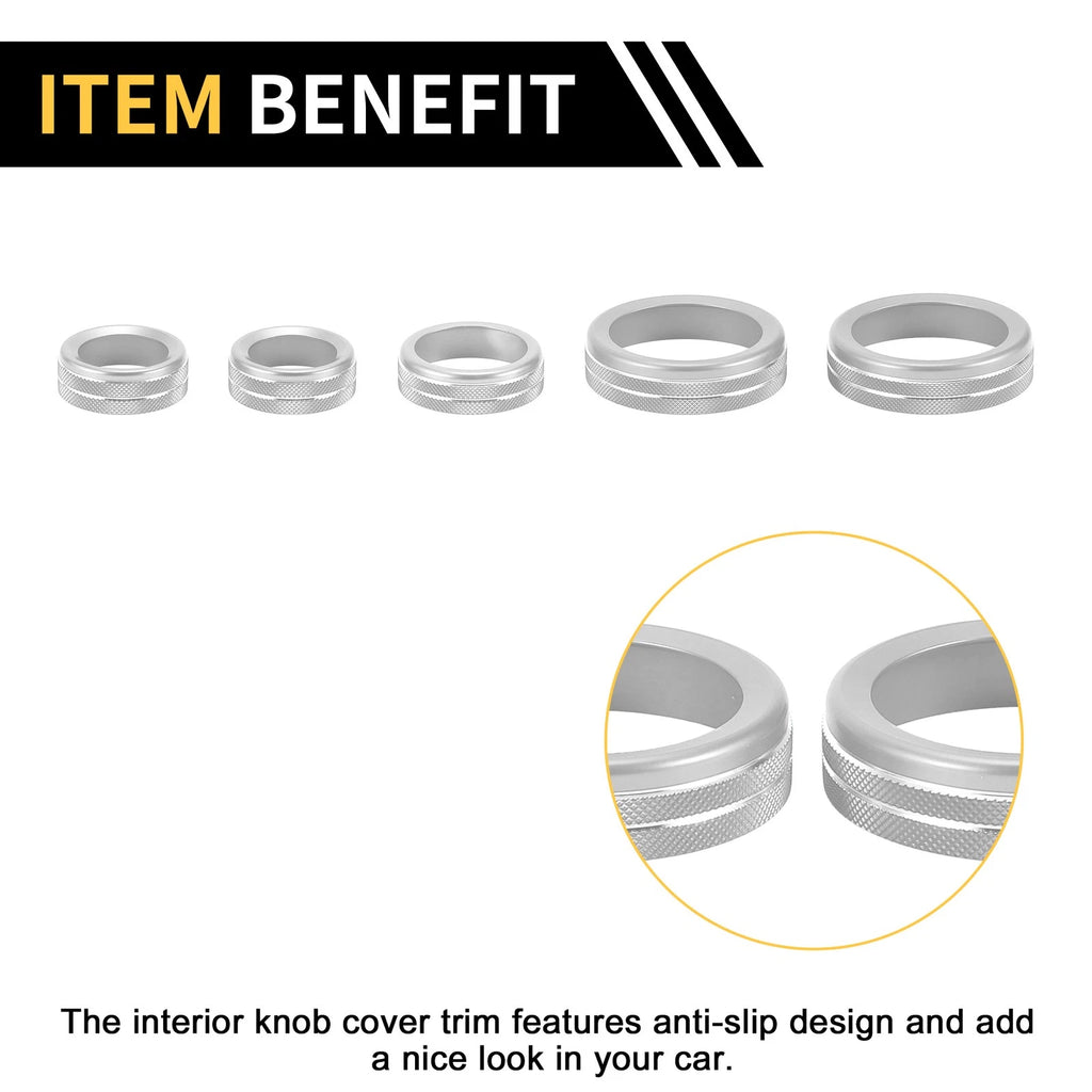 Air Conditioner Volume Switch Knob Cover Ring for Ford Maverick (2022–2023)