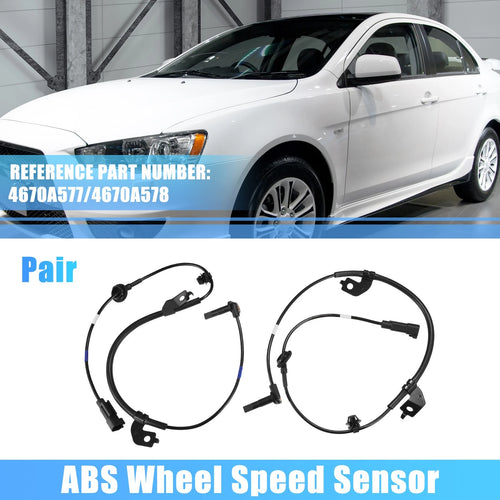 1 Pair ABS Wheel Speed Sensor for Mitsubishi (No. 4670A577)