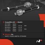 2X Front Inner Tie Rod End for Kia Optima (2016-2020)