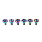 6pcs M5x15mm Universal Titanium Torx Head Bolts for Bike Motor
