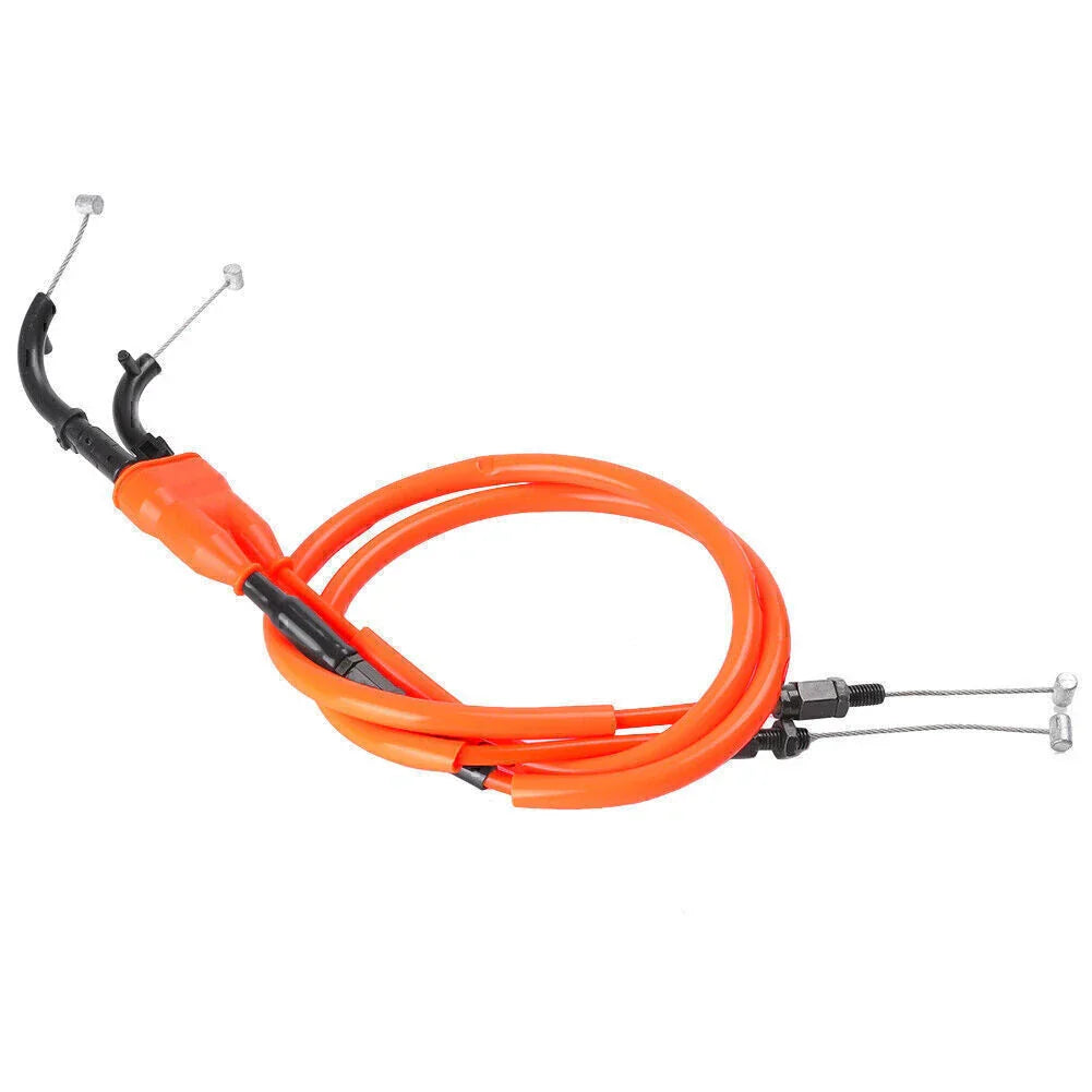 Orange Throttle Cables for Yamaha YZF R6 (2006-2016)