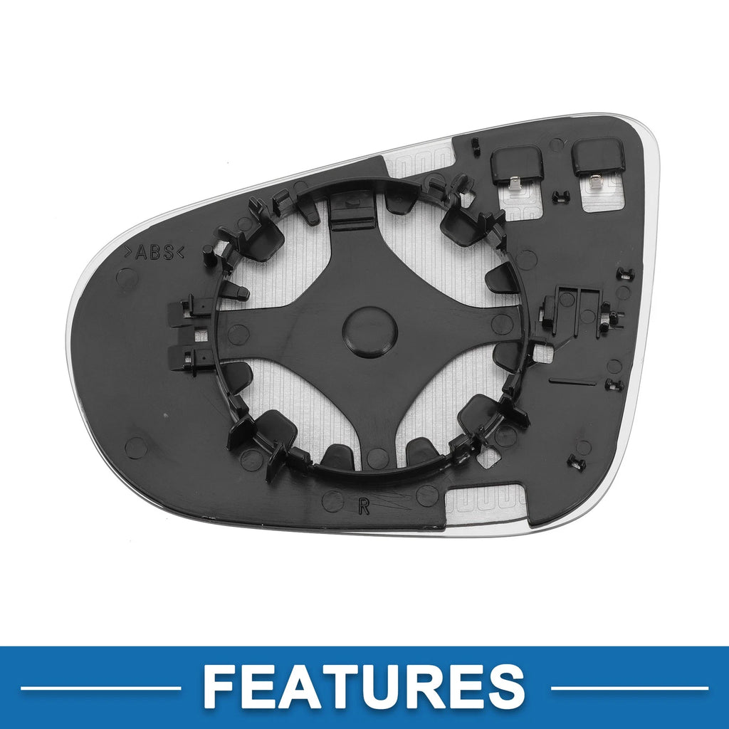 Heated Right Side Mirror Glass for Volkswagen Golf Mk6 (2009–2014)