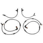 Set of 4 ABS Wheel Speed Sensors for Mercedes-Benz GL450 (2007–2010)