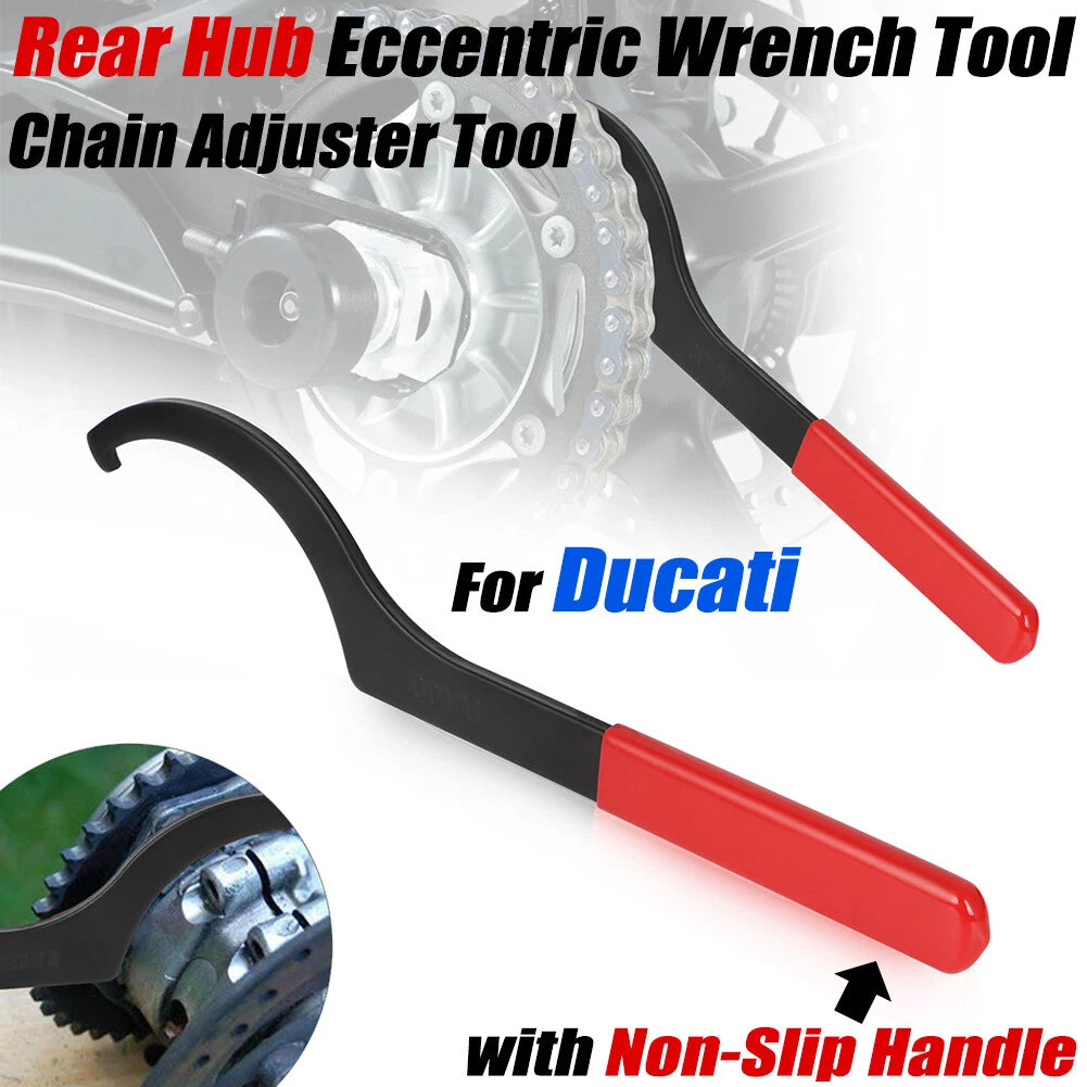 Rear Hub Chain Adjust Wrench for Ducati 748 848 916 996 998 1098 1198 1199