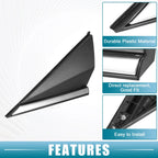 1 Pair Front Mirror Corner Fender Triangle Cover No. 861903X000 for Hyundai 