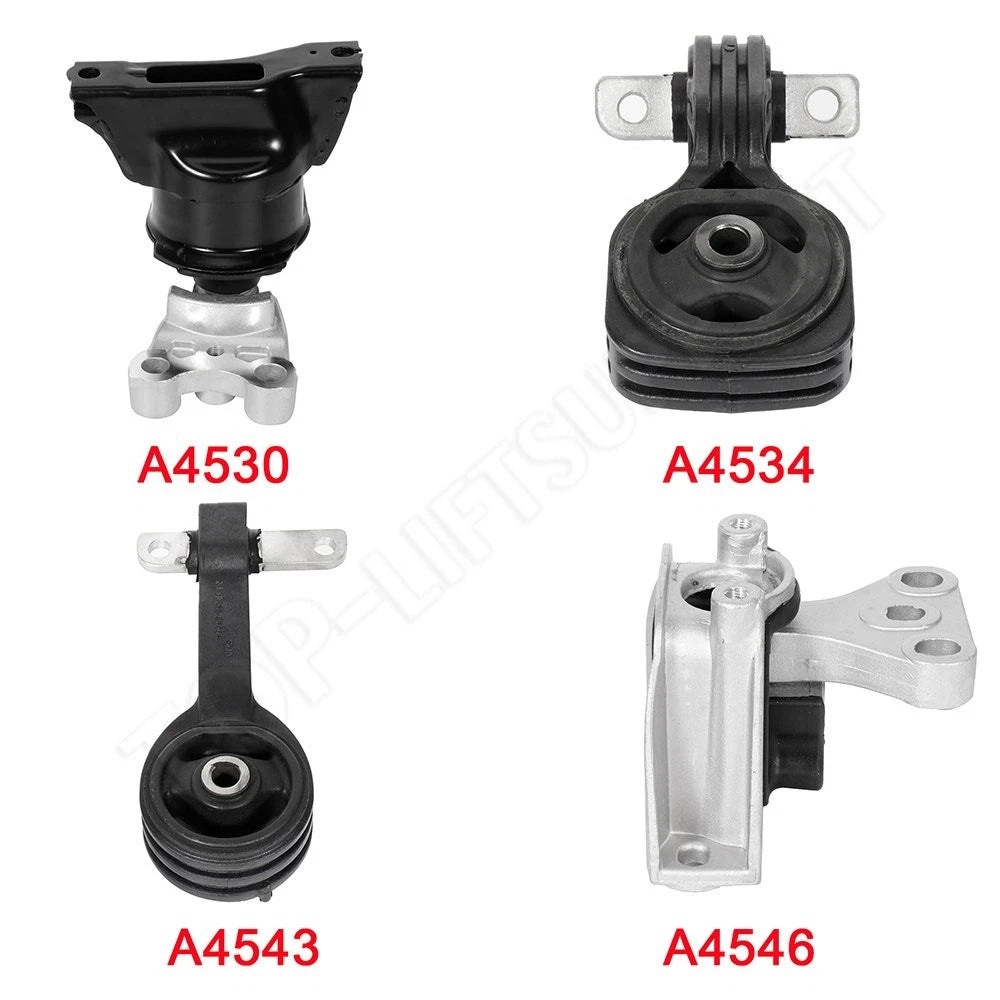 Set of 4 Engine Motor & Transmission Mounts for Honda Civic (2009)