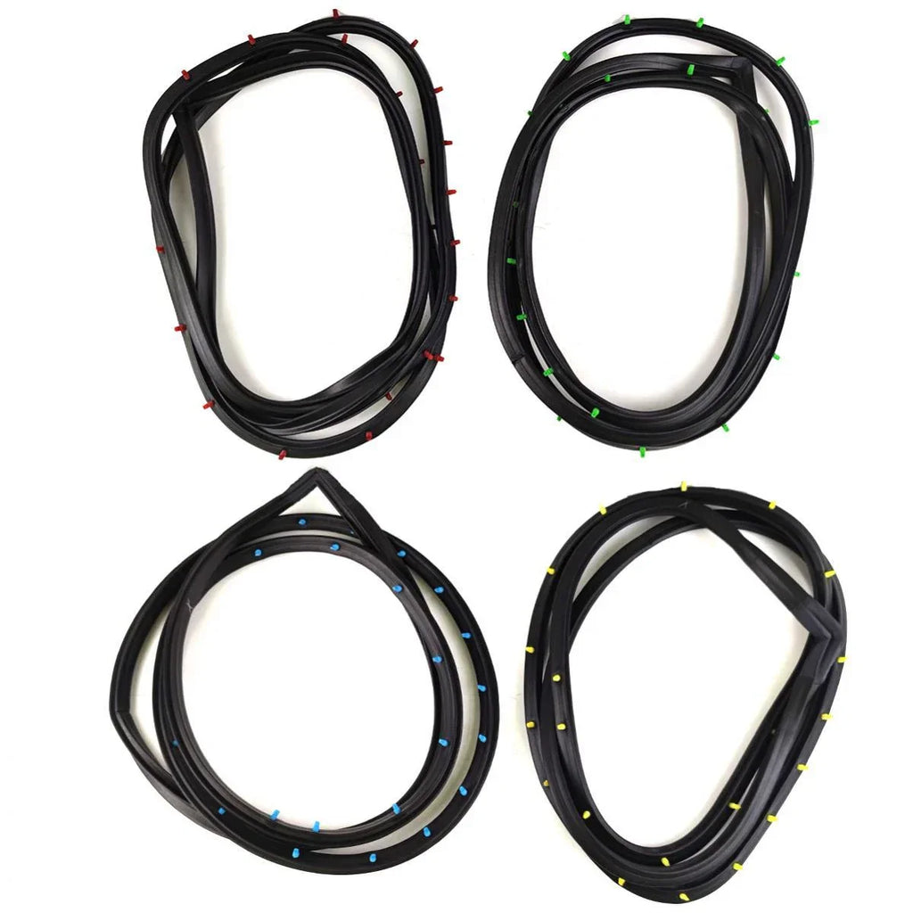 Door Rubber Seal Weatherstrip Set 4 Fits Toyota Corona RT60 4D Sedan 1968-70 D08