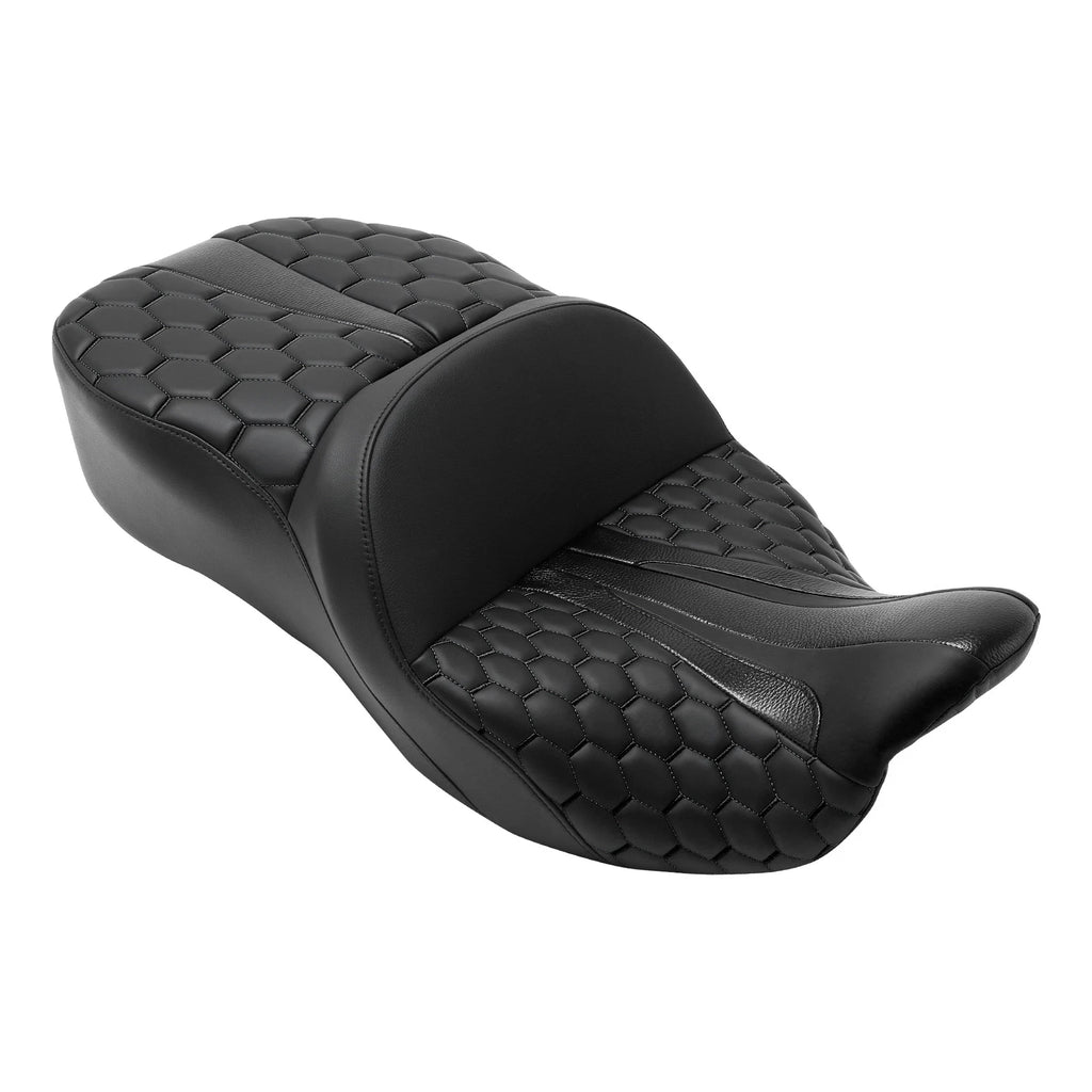 Black Driver & Passenger Seat for Harley Touring Electra Glide (2009–2023)