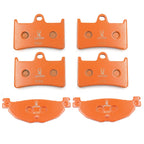 Set of 2 Brake Pads for Yamaha XP 500 T-Max 500 (2008–2012) FA252 FA408 Carbon