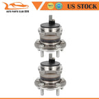 2X Rear Wheel Hub Bearing Assembly for Ford Escape C-Max Lincoln MKC (2013–2019) w/ ABS