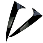 Glossy Black Rear Window Spoiler Side Wing Cover for BMW X4 G02 (2019–2020)