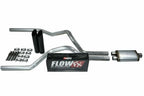 2.5" Dual Exhaust Kit for Chevy GMC 1500 Truck (2019–2025) Flowmaster Flow FX Black Tip