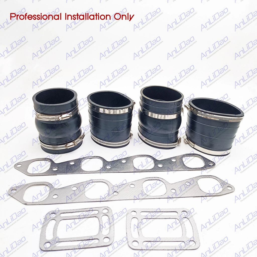 Exhaust Manifold Bellow Kit W/Gasket for Volvo Penta 8.2L Sterndrive V8 (–)
