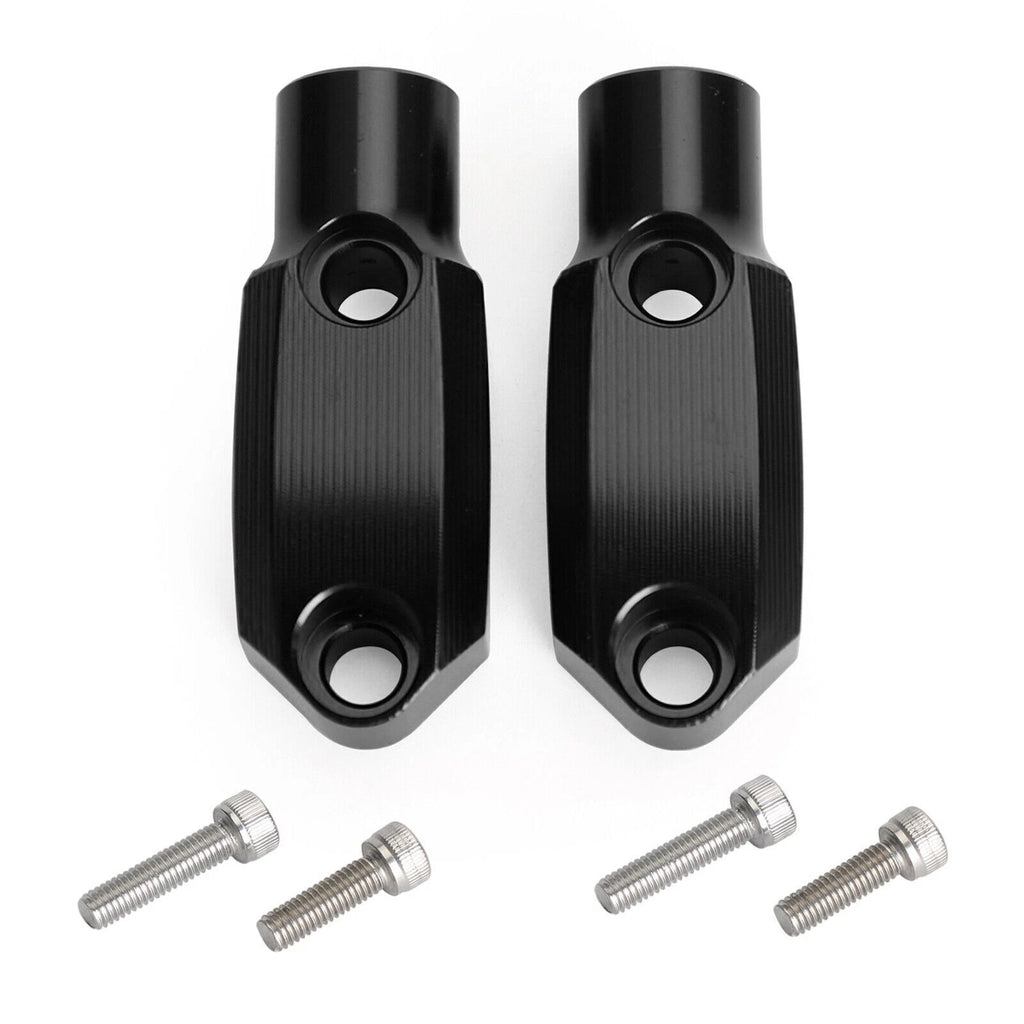 Aluminium 7/8" Front Master Cylinder Clamp for Motorcycle (10mm Mirror Mount)