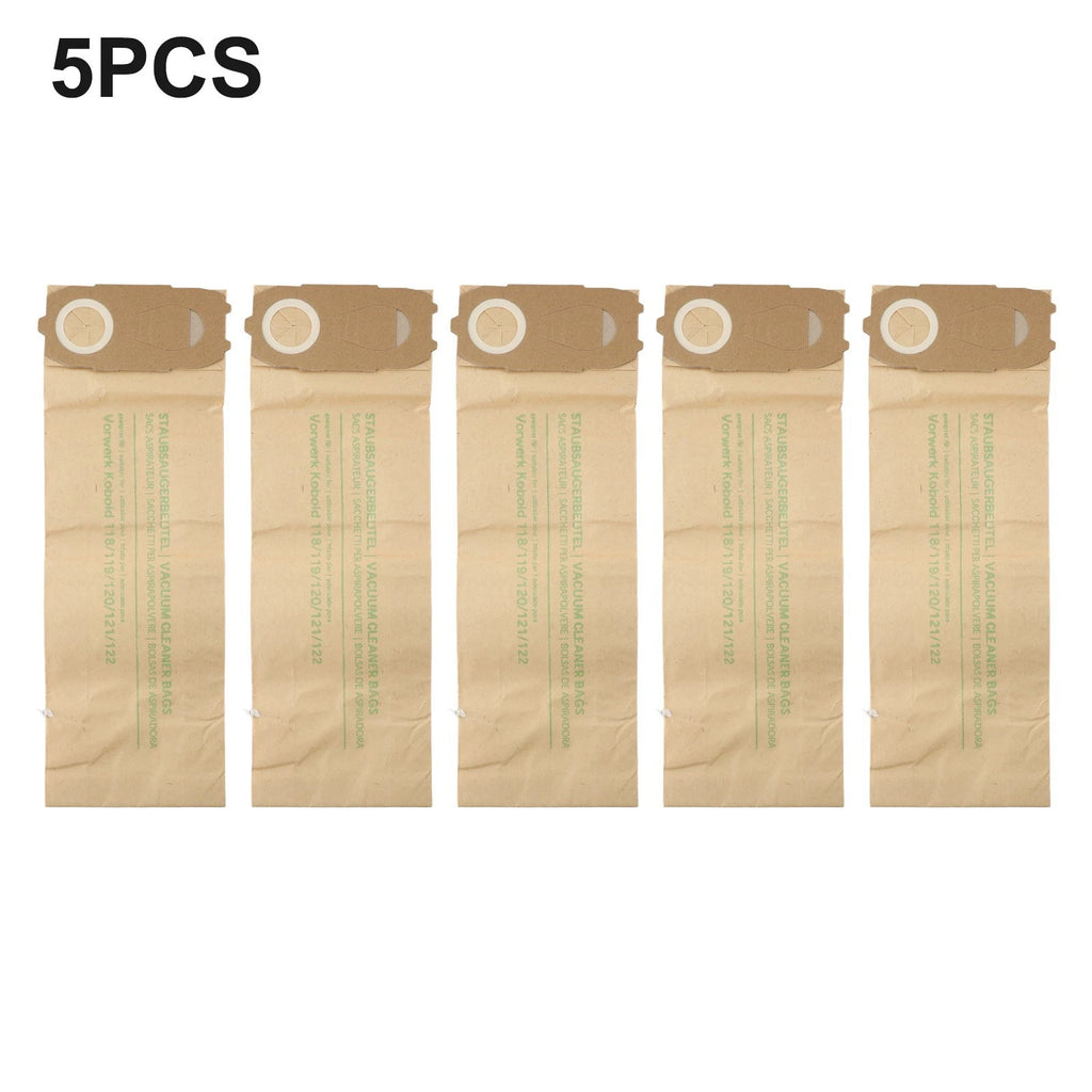 5 Pcs Dust Bags for Vorwerk Kobold VK 118/119/120/121/122