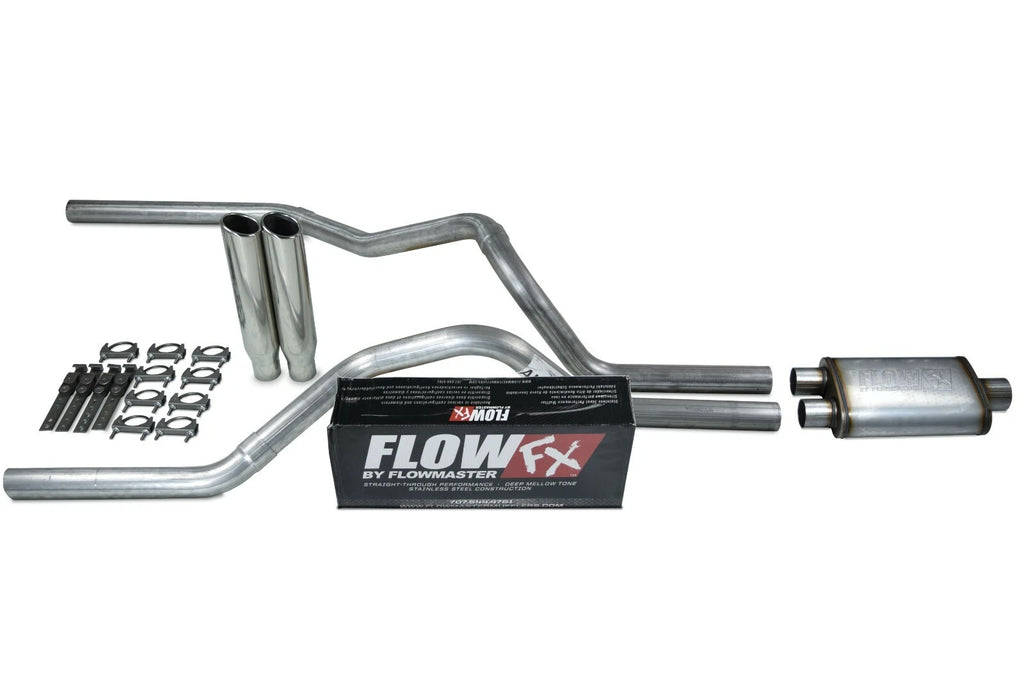 2.5" Dual Exhaust Kit for Chevy GMC 1500 Truck (2015–2018) Flowmaster Flow FX