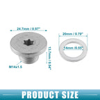 Engine Oil Drain Plug 46823509 for Chevrolet Corsa (1993–2009)