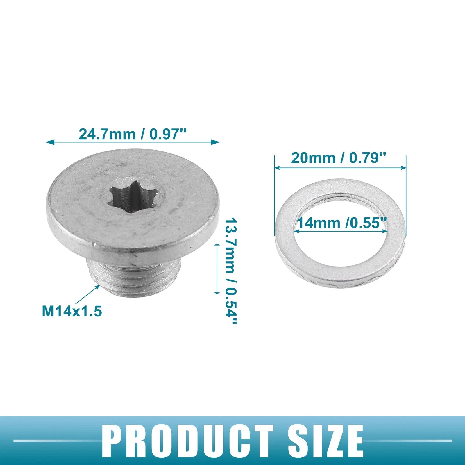Engine Oil Drain Plug 46823509 for Chevrolet Corsa (1993–2009)
