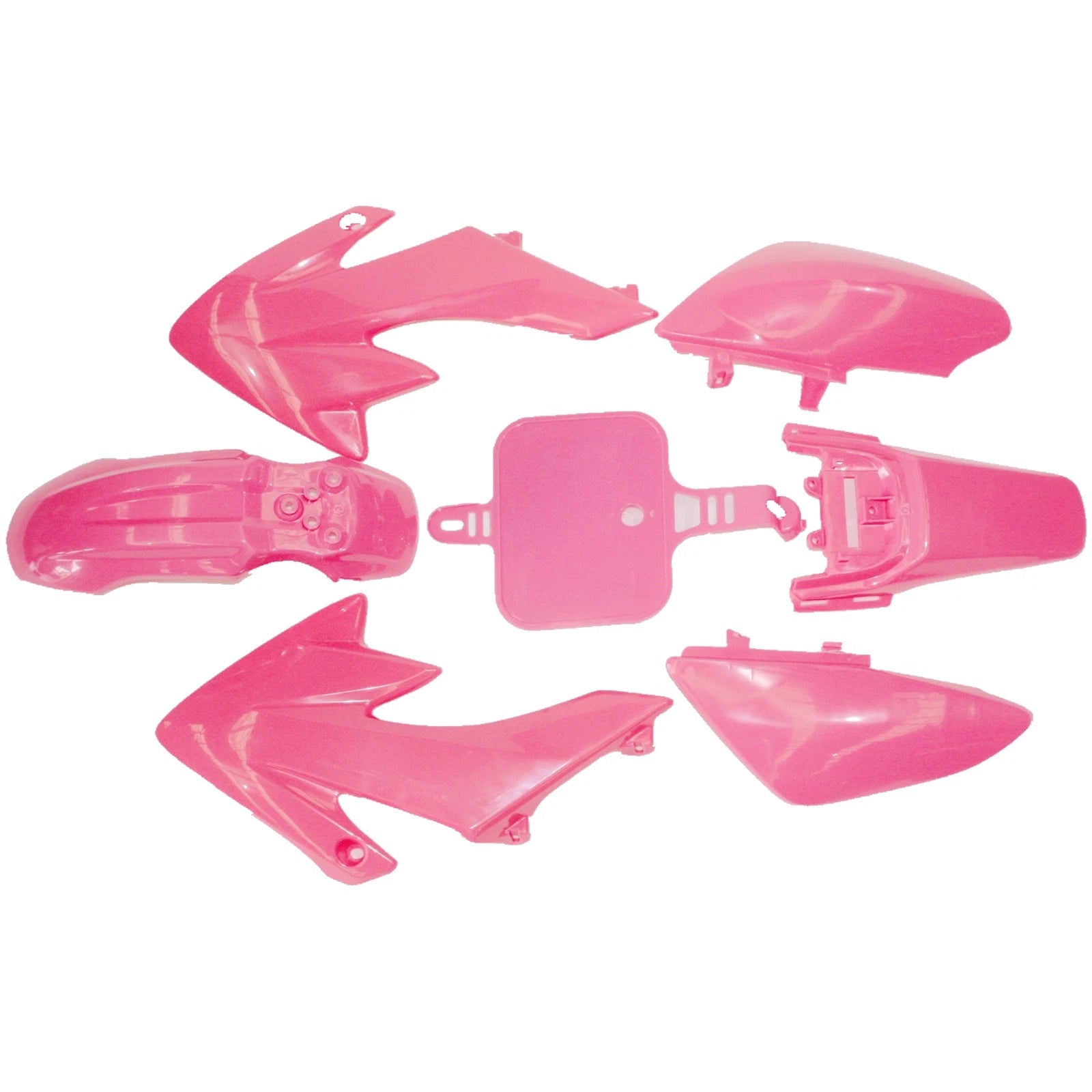 Fender Kit for CRF50 110cc 125cc PIT PRO Trail Dirt Bike (PINK Plastics)
