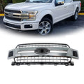 Chrome Front Upper Radiator Grille Assembly for Ford F-150 (2018–2020)