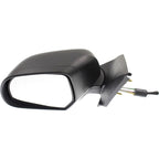 Manual Remote Mirror for Nissan Versa Sedan (2012–2015) Black