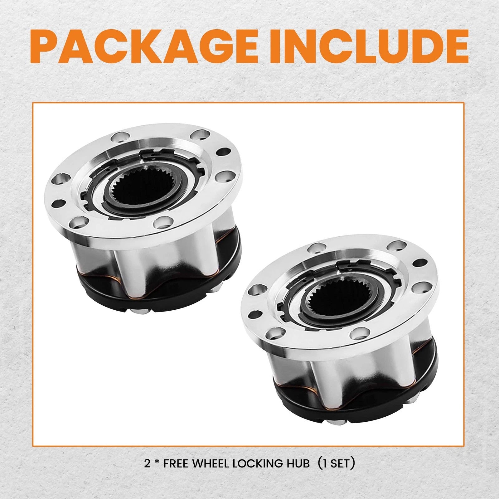 Manual Free Wheel Locking Hubs for Toyota Land Cruiser FJ60 FJ62 (1980–1990)