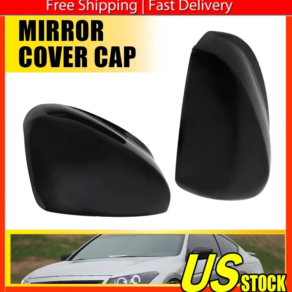 Pair of Side Mirror Cover Caps for Honda Accord (2008â2013)