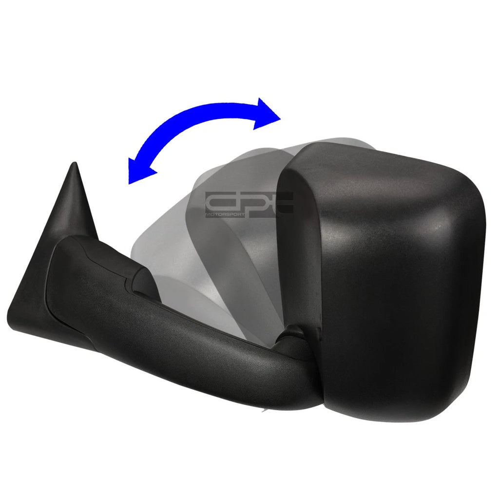 Pair of Foldable Powered Tow Mirrors for Dodge Ram 1500 2500 3500 (1994–1997)