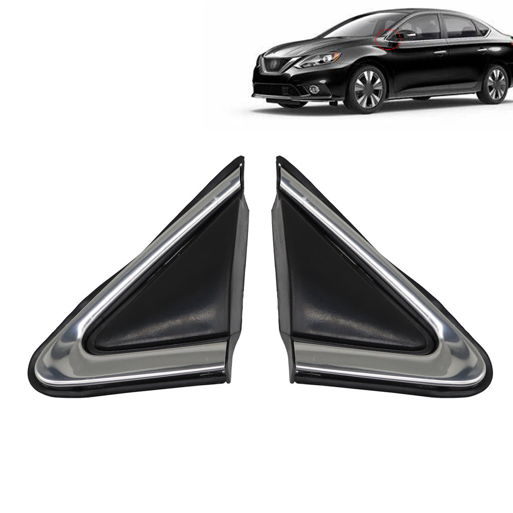 Set of 2 Fender Trim / Mirror Finisher for Nissan Sentra (2013–2019)