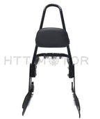 Detachable sissybar backrest luggage rack for Harley Dyna (2007–2016)