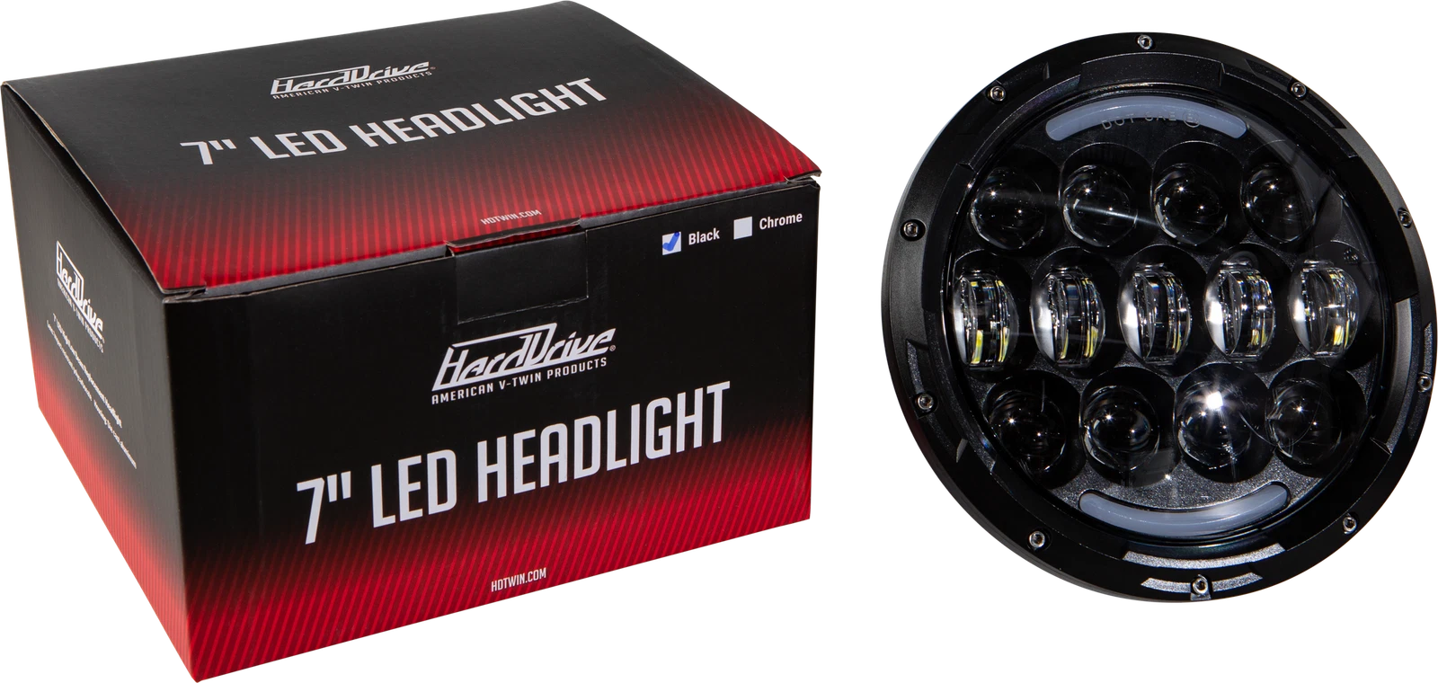 7" LED Headlight for V-Twin Motorcycle (105W, 6000K)