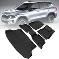 Set of 2 3D Molded Floor Mats for Kia Seltos (2021–2025) TPE Rubber