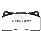 Front Brake Pad Set for Jaguar XK8 (2003–2006) RG953DD