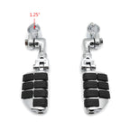 1.25" Offset Foot Peg Mounts Clamps for Harley Sportster XL 1200 883 (2004–2023)