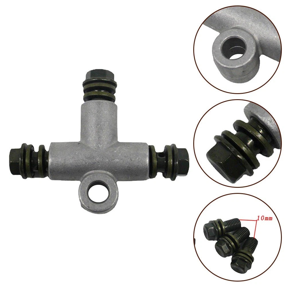 Brake Hose T Connector for Motorcycle ATV Karting