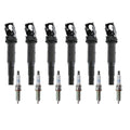 Set of 6 Ignition Coils & NGK Iridium Spark Plugs for E82 F12 F16 F32 F33 F02