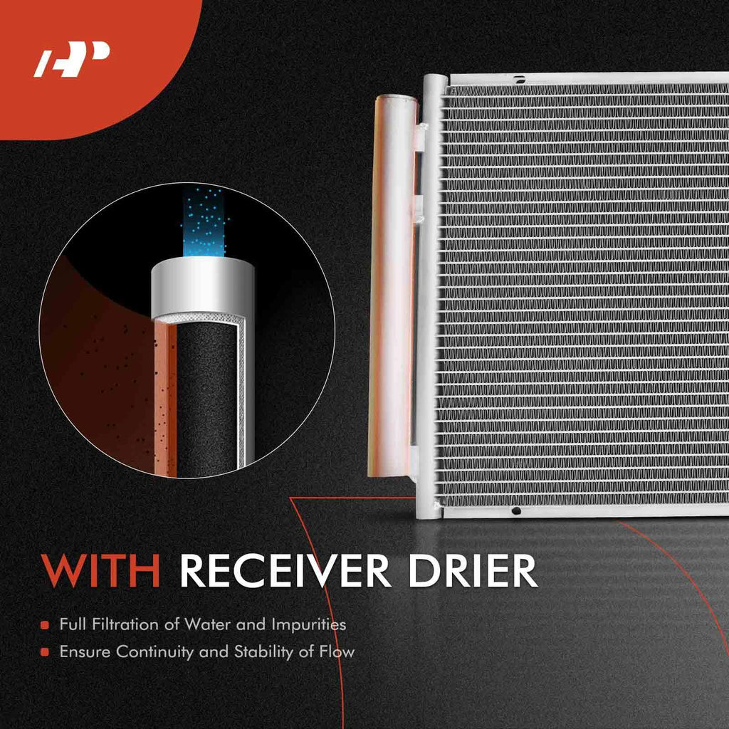 Aluminum Radiator & A/C Condenser w/ Drier for Toyota Prius (2004â2009)