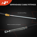 Rear LH Parking Brake Cable for Chevy Silverado 2500 HD (2001–2007)