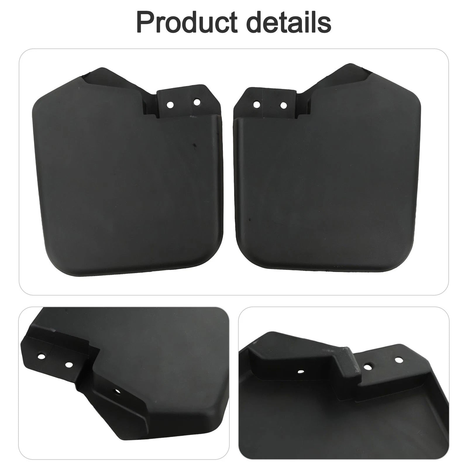 Set of 2 Front Mud Flaps for Ford Transit Custom (2012)