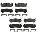 Set of 4 TRW Pro Metallic Brake Pads for Silverado 1500, Sierra 1500