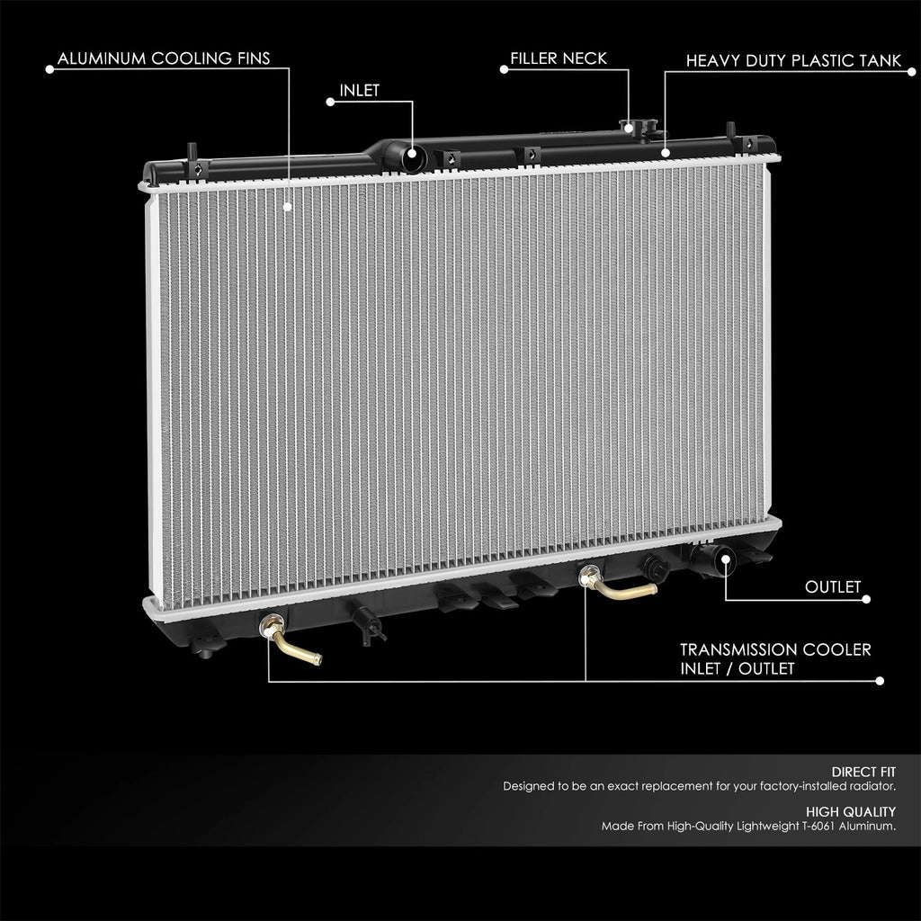 Aluminum Radiator for Toyota Camry/Solara 2.2L (1997–2001) DPI 1909