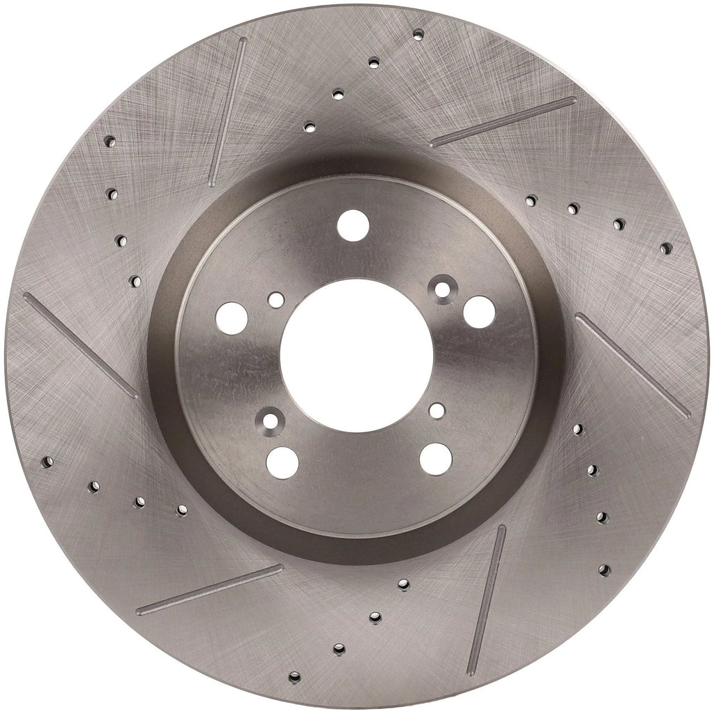 Front Drilled Slotted Brake Rotors for Acura MDX RLX ZDX (2010–2013)