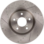 Front Drilled Slotted Brake Rotors for Acura MDX RLX ZDX (2010–2013)