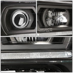 Projector Headlights for Chevy Trailblazer (2002–2009) - Black Amber