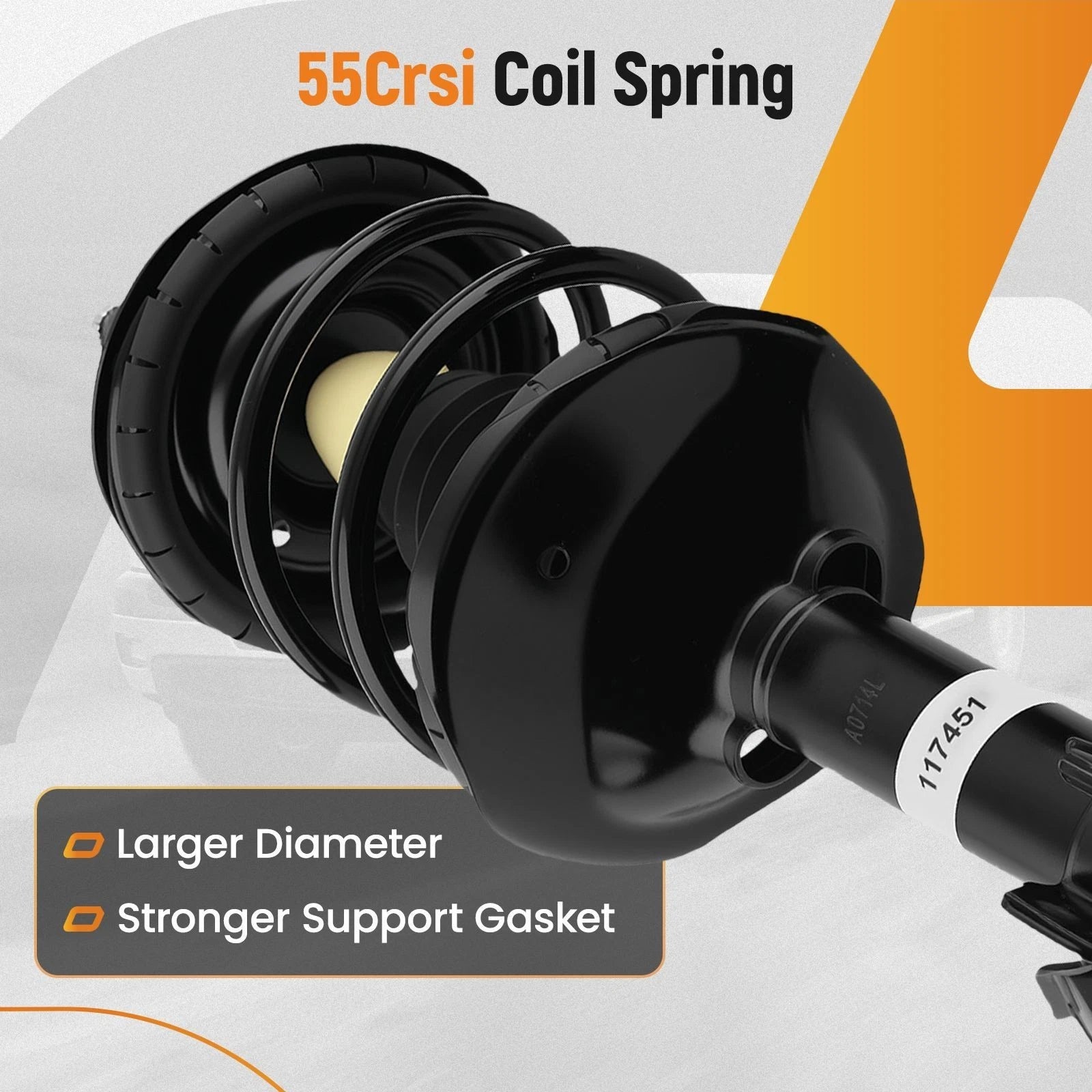 Front Complete Struts & Coil Spring Pair for Nissan Altima (2000–2001) 171674