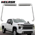 Chrome Mirror Covers for Chevy Silverado GMC Sierra 2500 3500 HD (2020–2024)